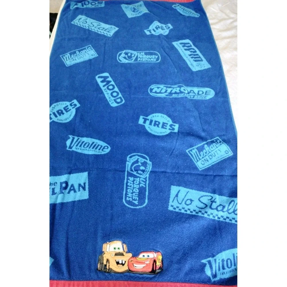 Disney Pixar Cars‎ Beach Towel Lightning McQueen & Mater Jay Franco Cotton 31x57